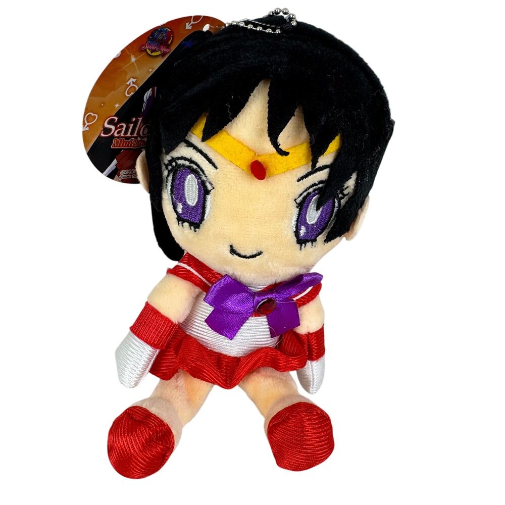 Bandai Sailor Moon Mini 7" Plush Doll Sailor Mars Bandai NWT‎